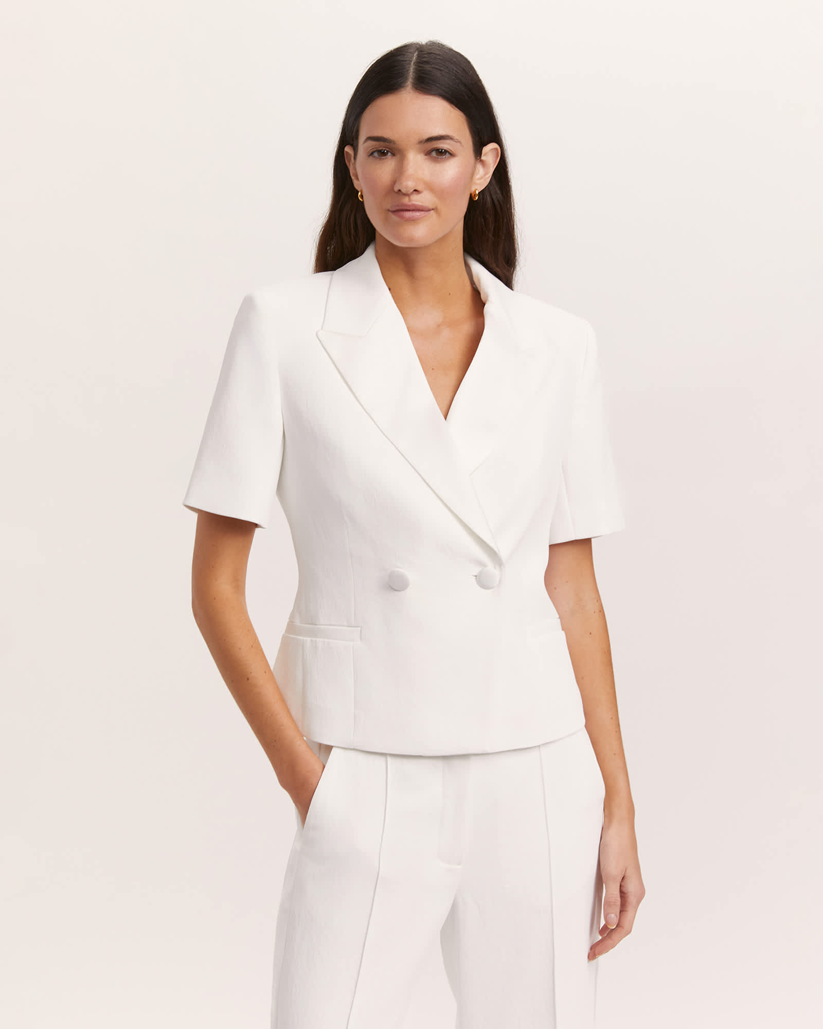Dharma Cropped Short Sleeve Jacket