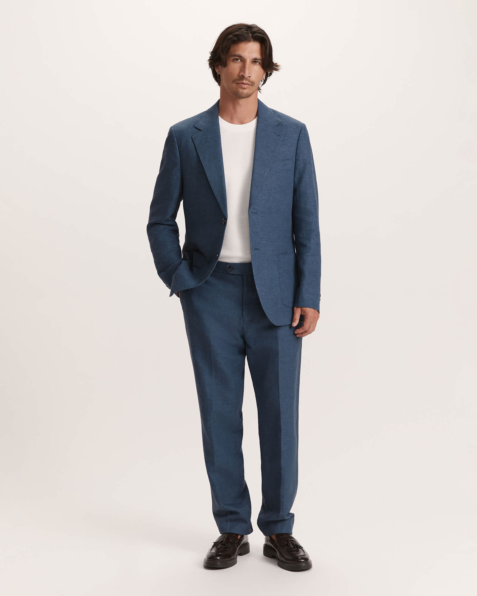 Lucian Cotton Linen Suit Jacket
