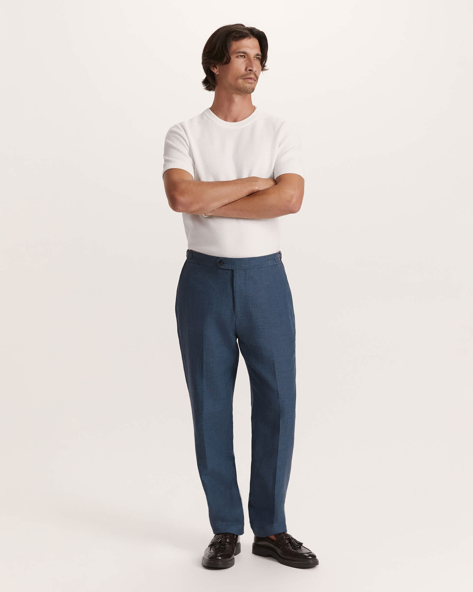 Lucian Cotton Linen Suit Pant