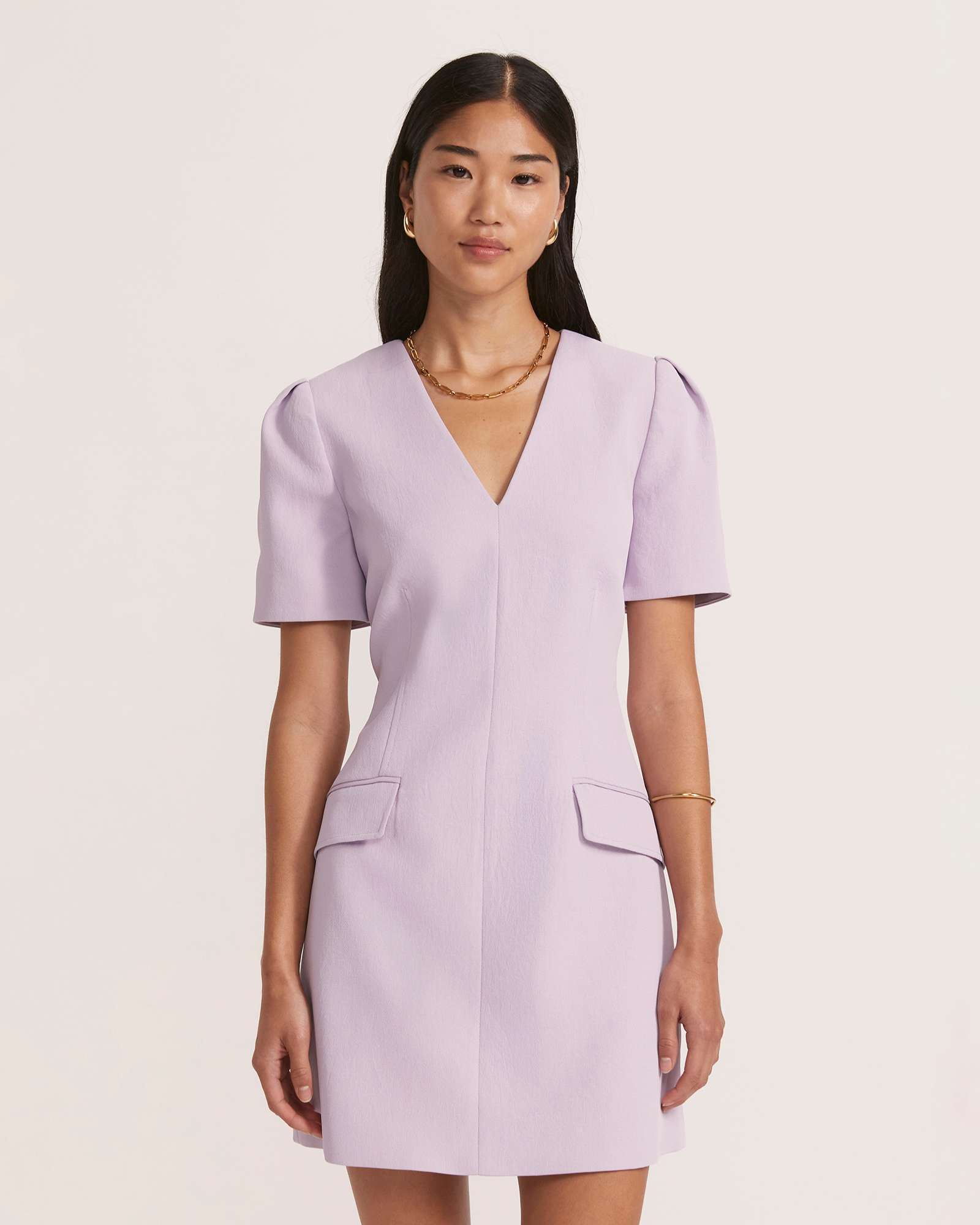 Dharma Stitch Detail Mini Dress