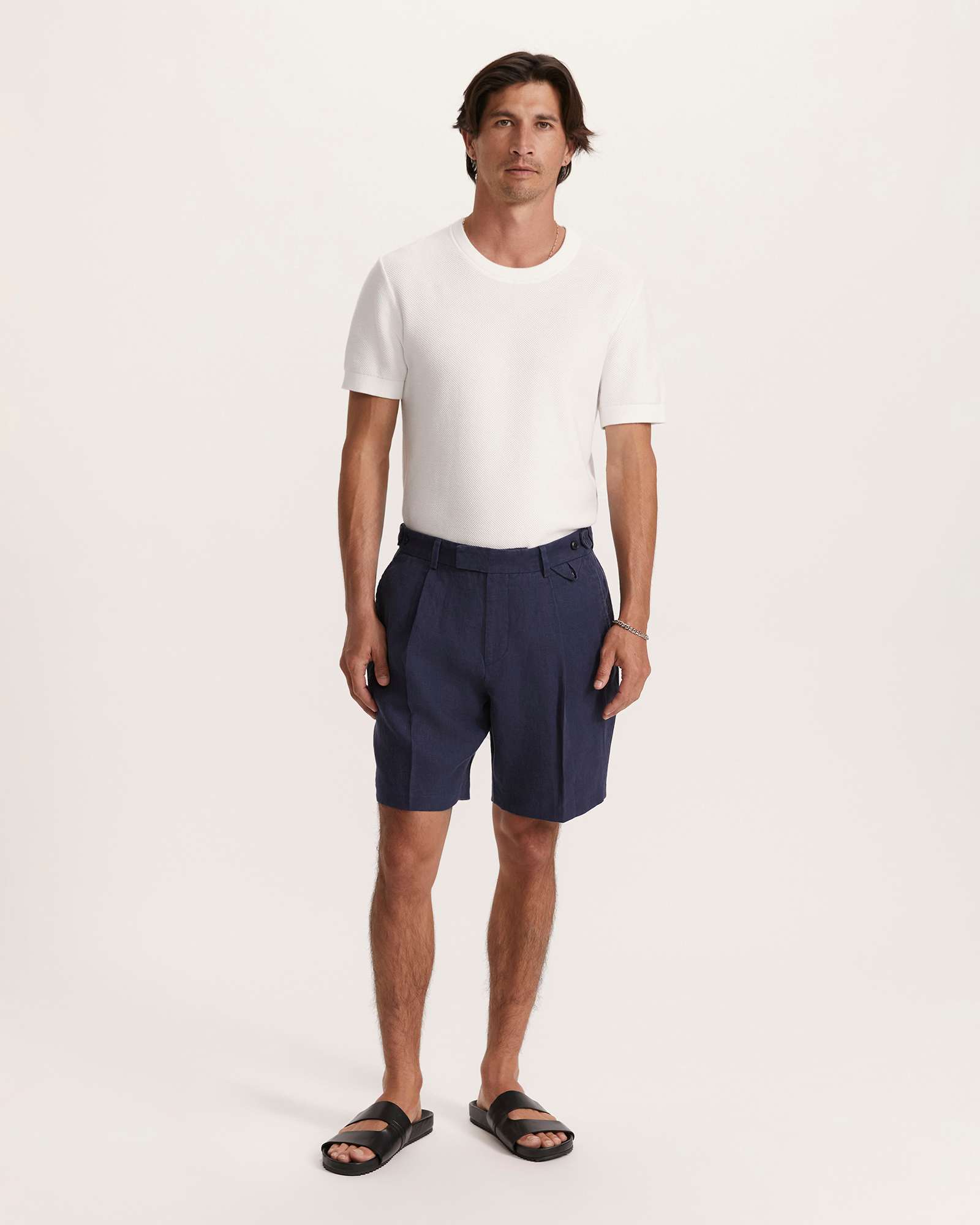 Wade Pleat Front Short