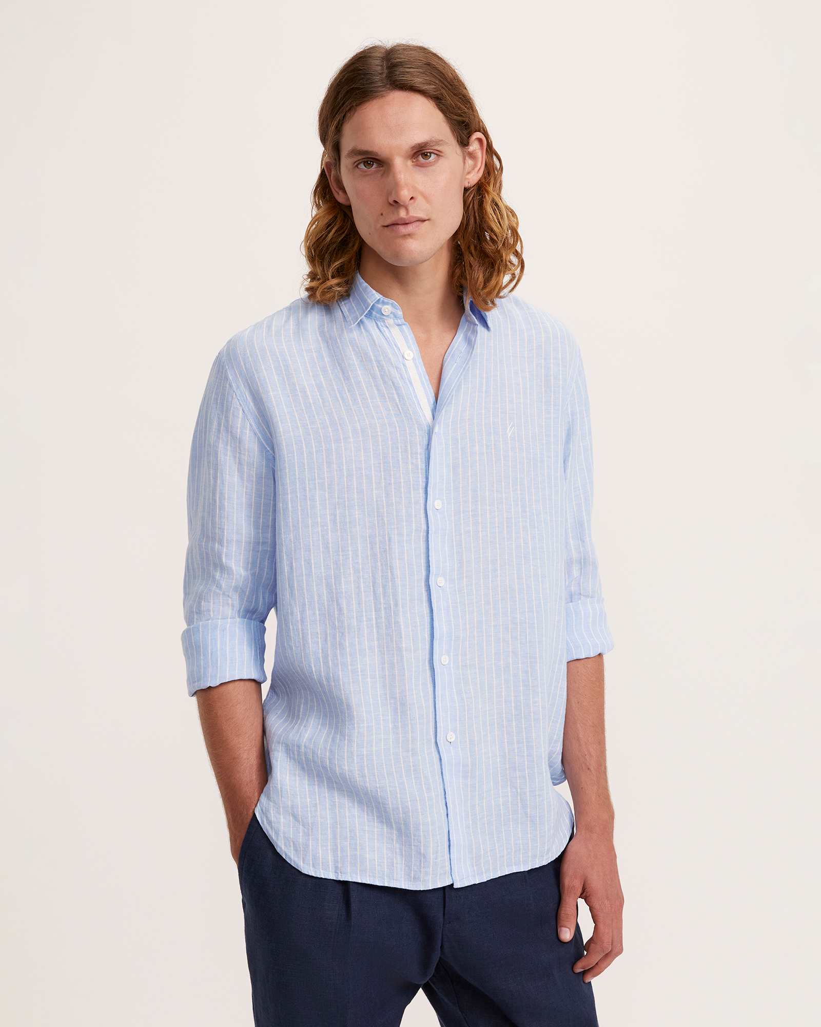 Noah Stripe Linen Shirt