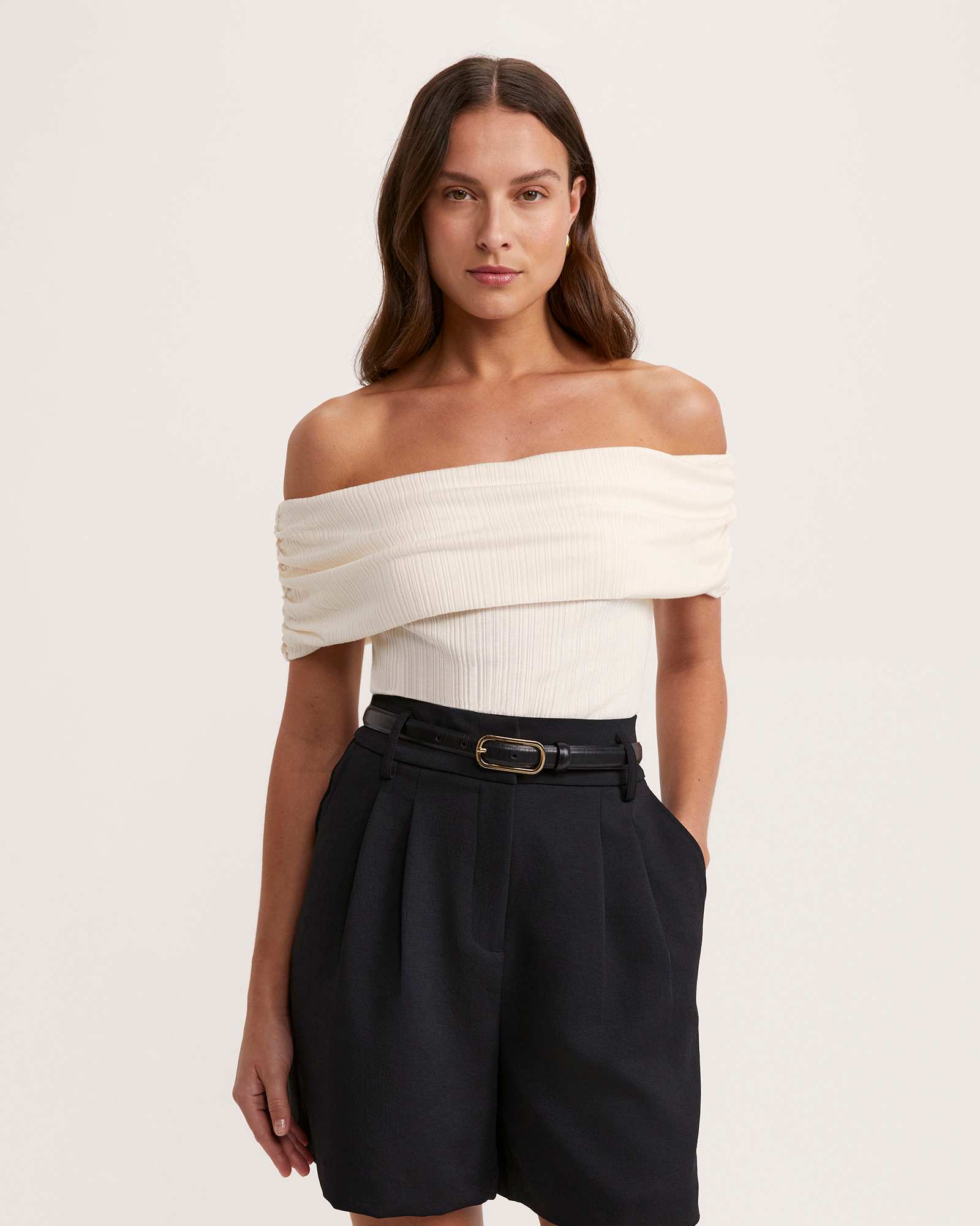 Sabine Short Sleeve Off Shoulder Top