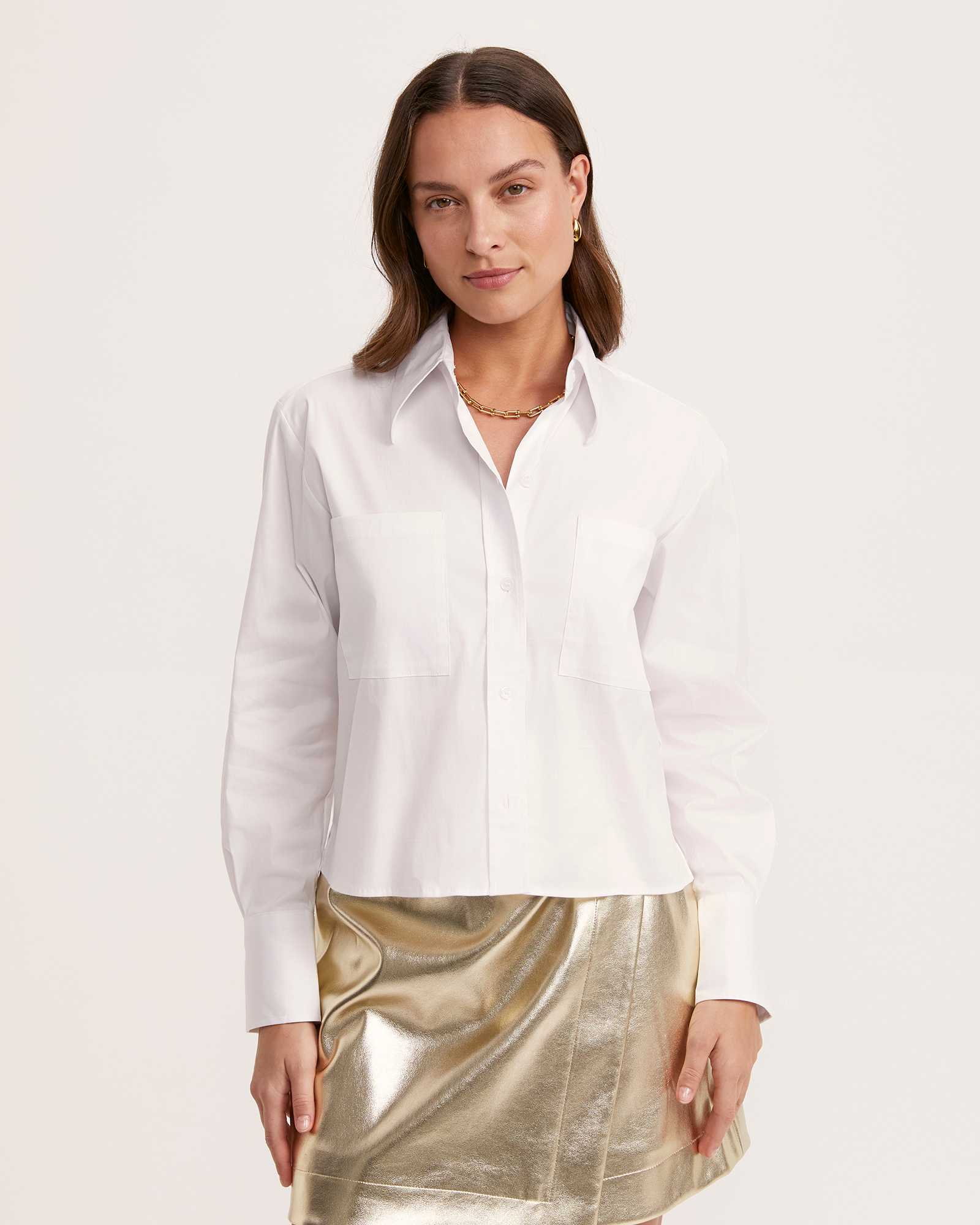 Piper Cropped Shirt