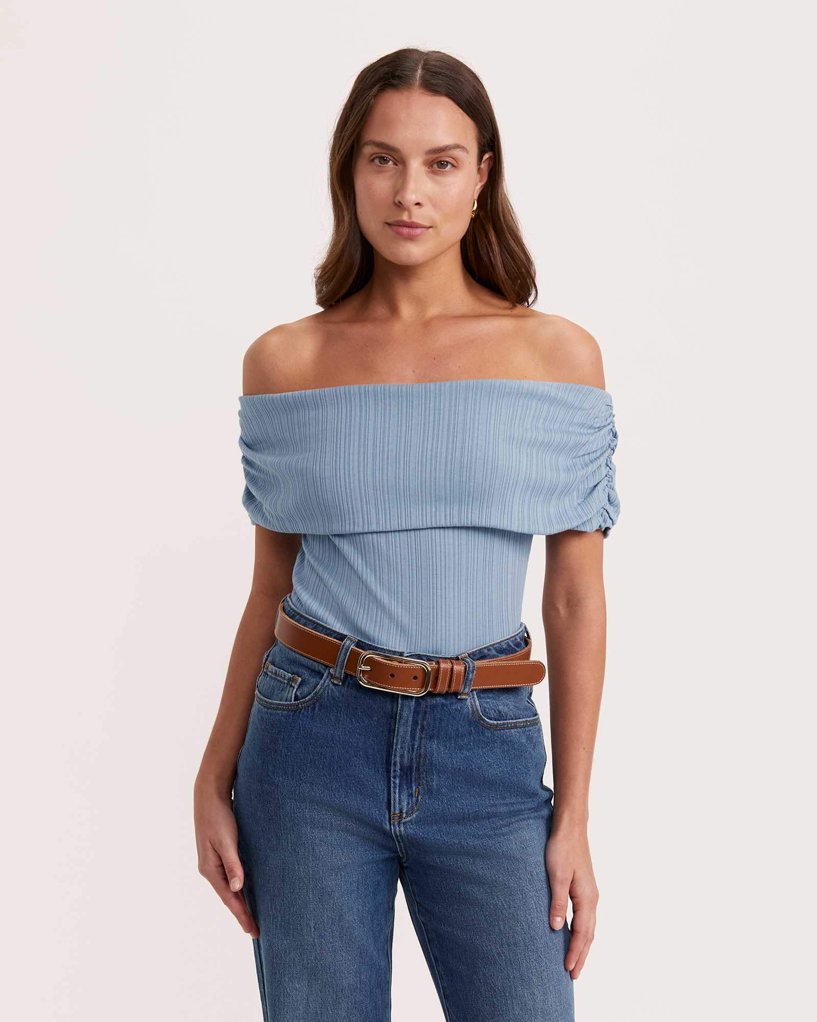 Sabine Short Sleeve Off Shoulder Top