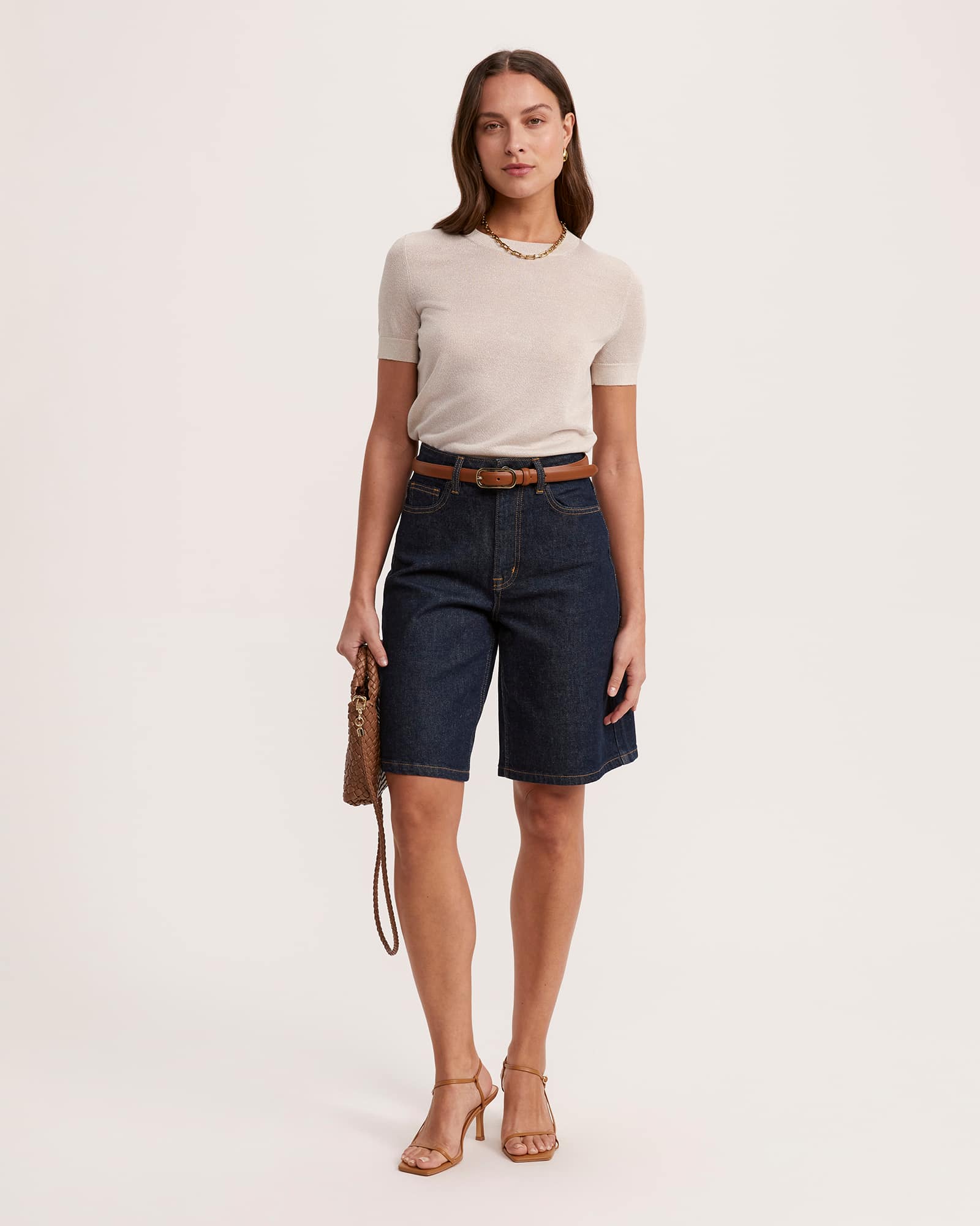 Ava Denim Long Short