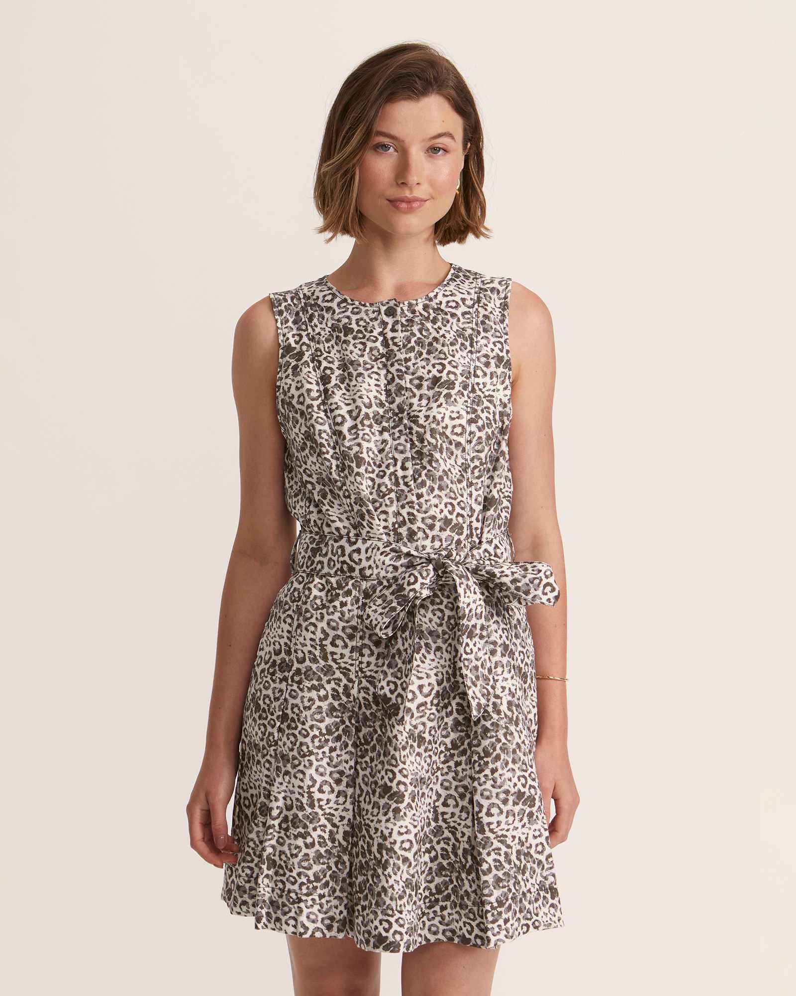 Leo Linen Mini Dress