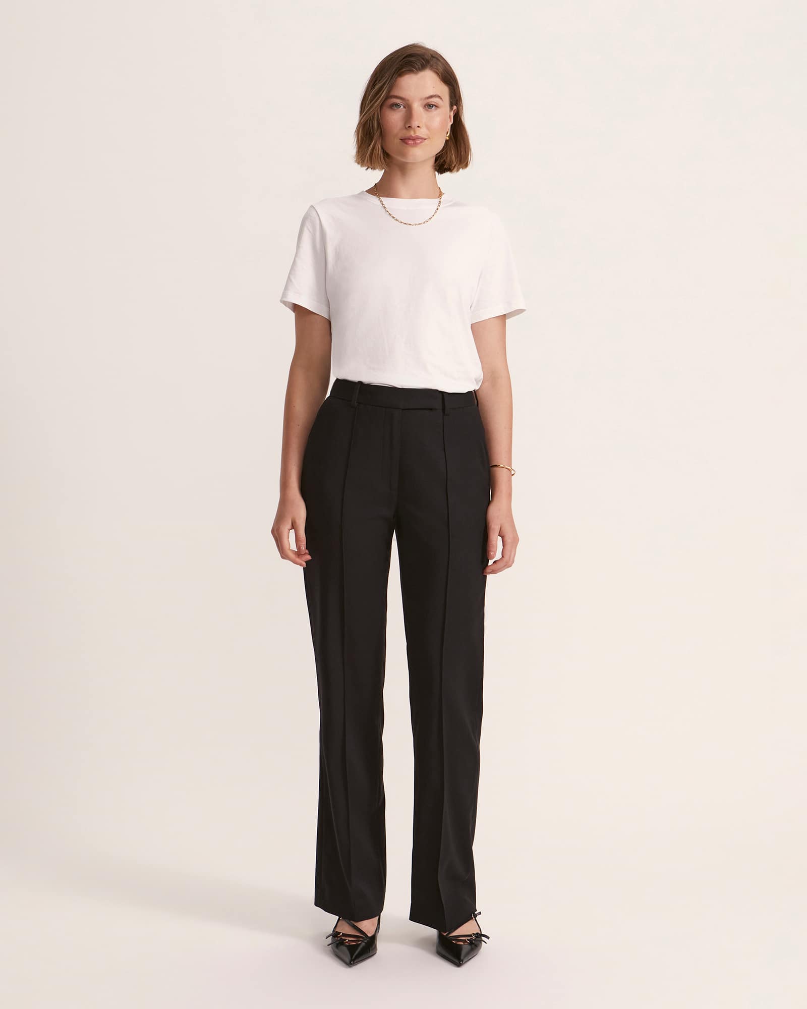 Celeste Wide Leg Wool Pant