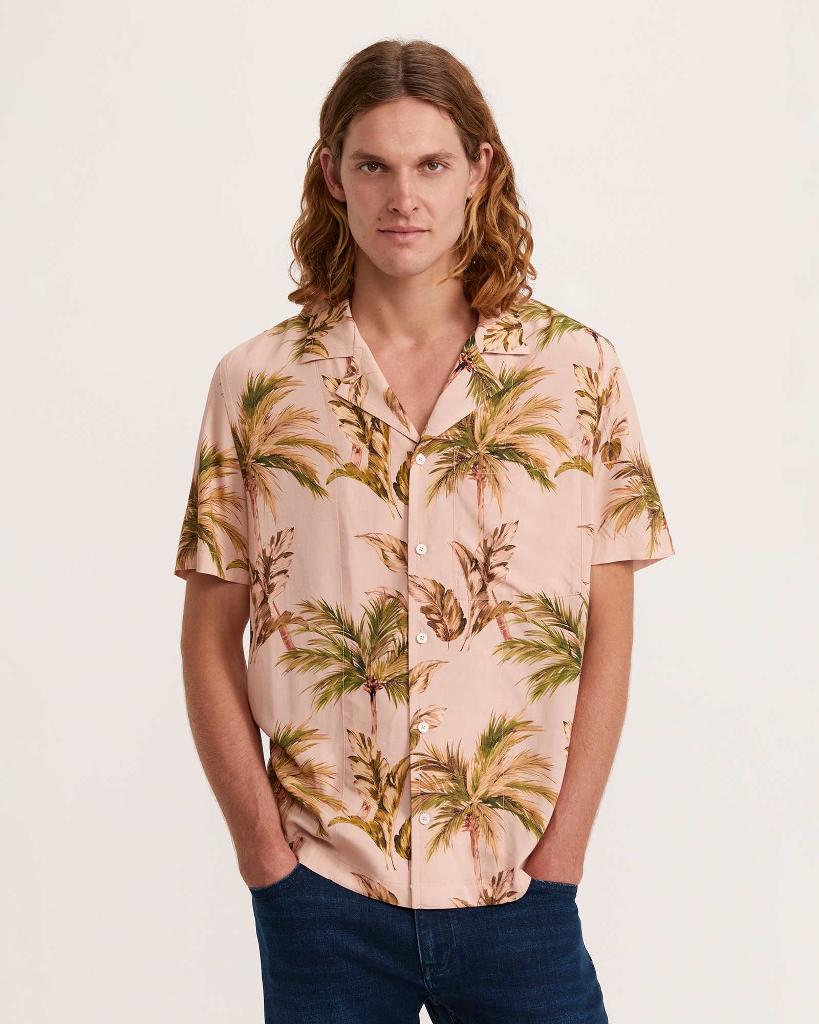 Caruso Resort Short Sleeve Print Shirt