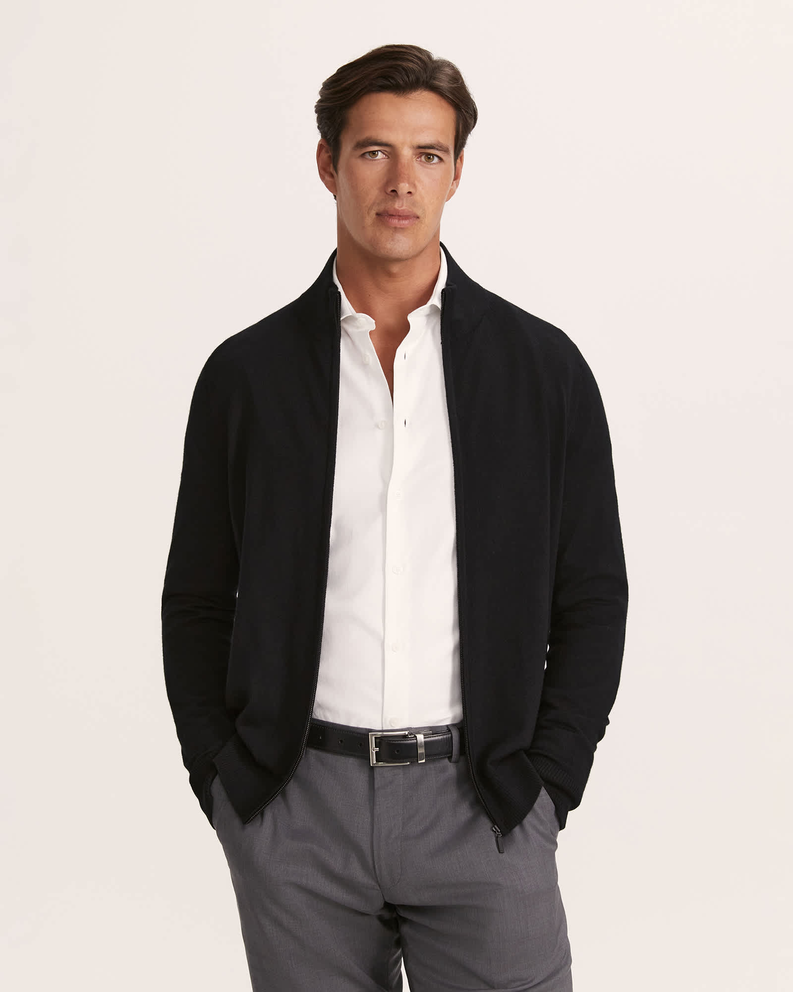 Franklin Wool Knit Zip Through