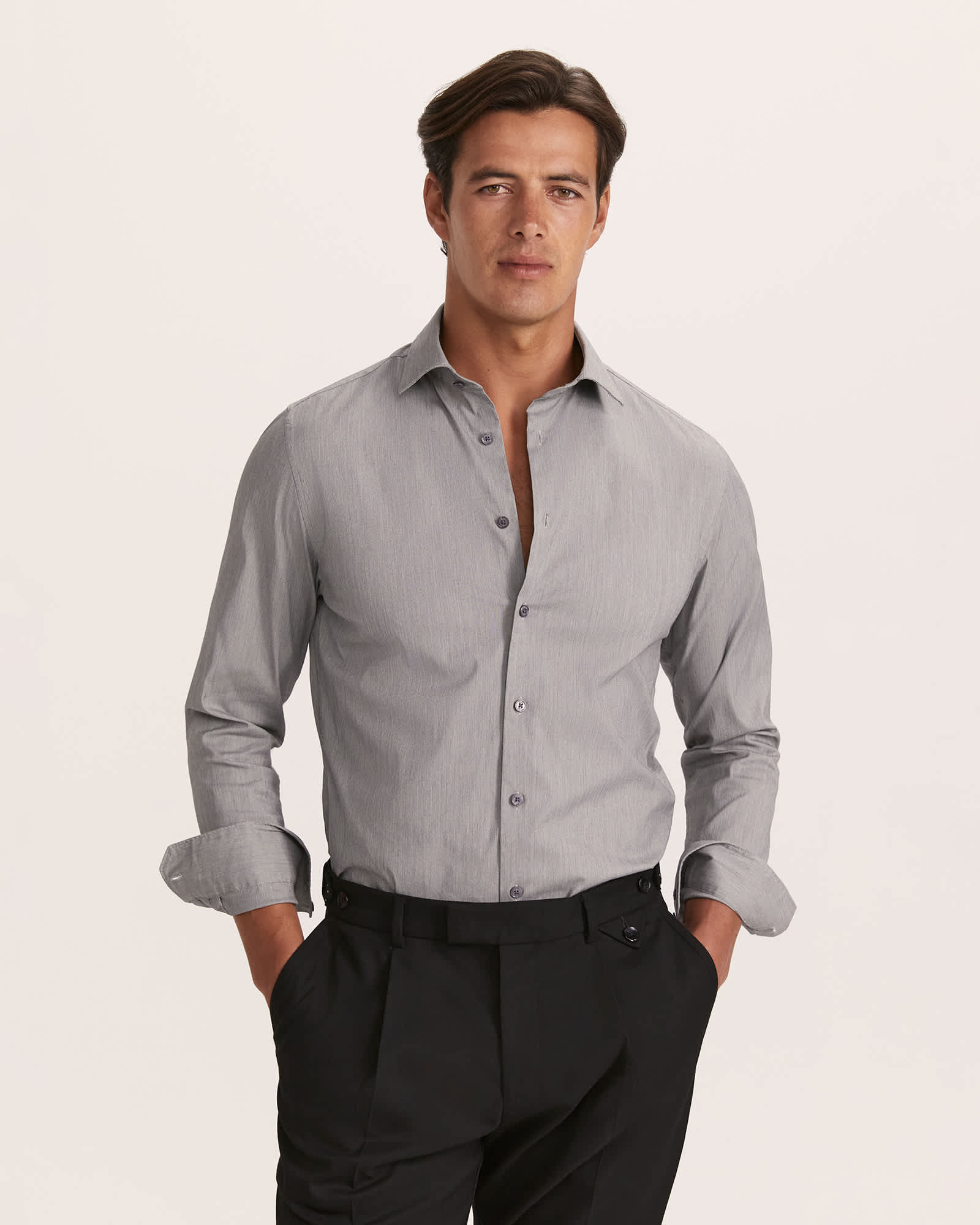 Flynn Long Sleeve Stretch Shirt