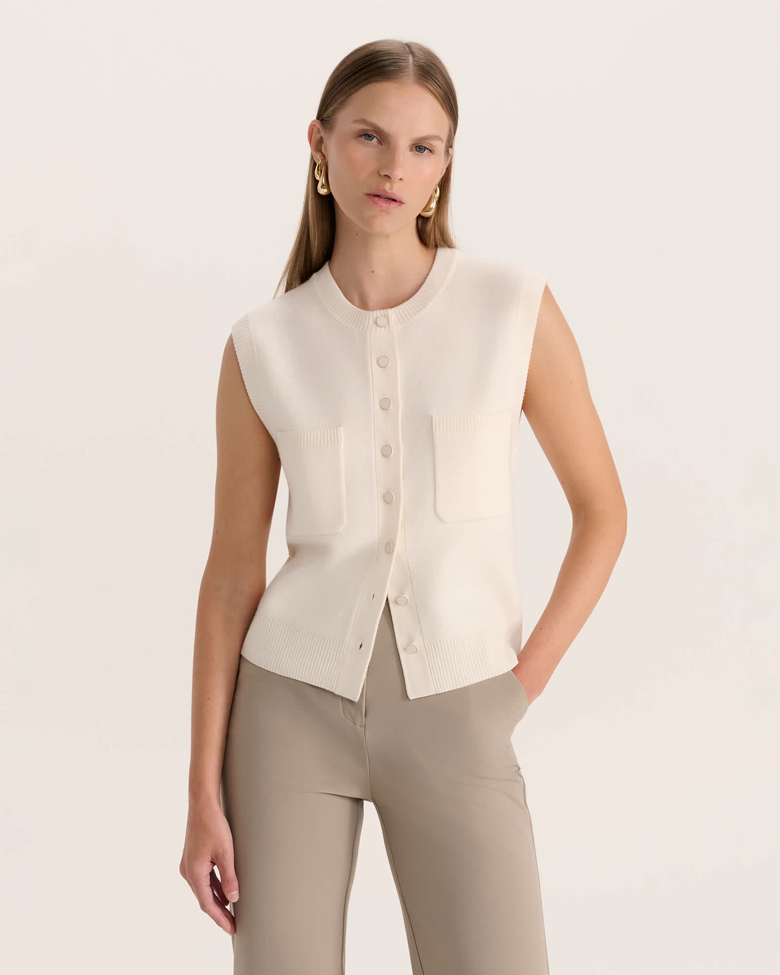 Boiled Wool Vest