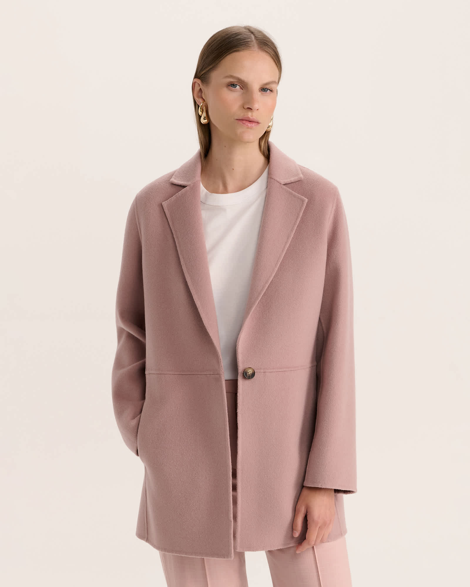 Kayla Longline Wool Jacket