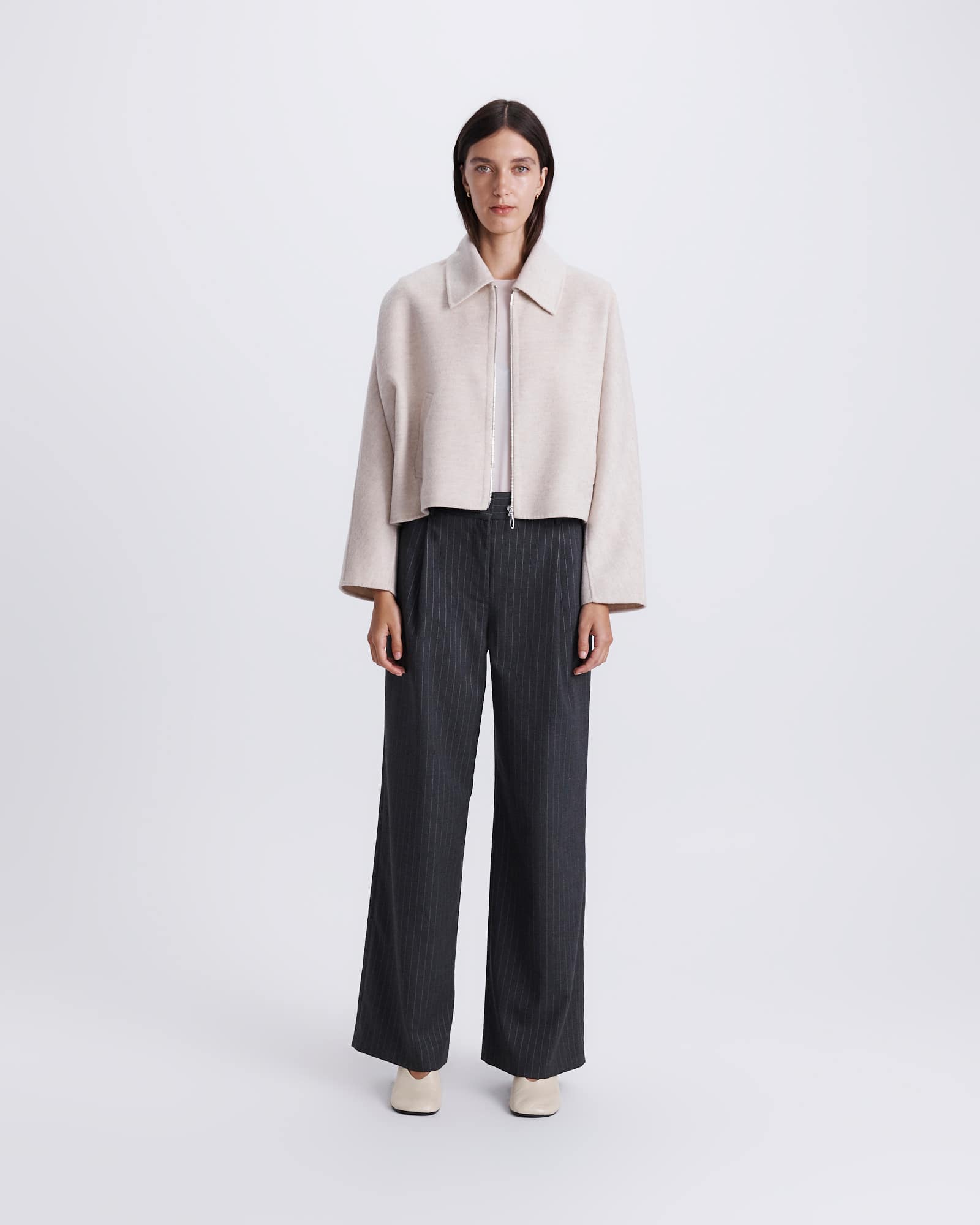 Kayla Wool Bomber Jacket