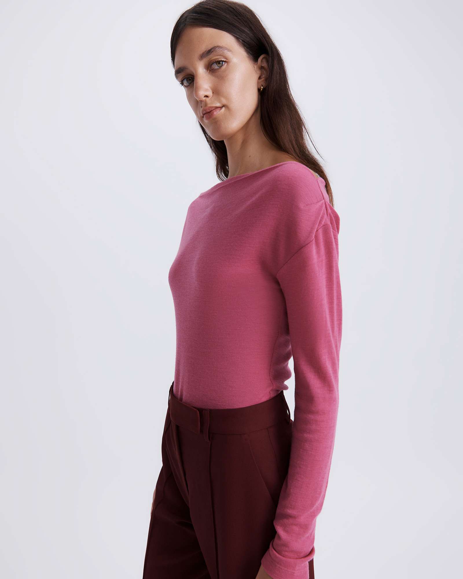 Coco Wool Boat Neck Top