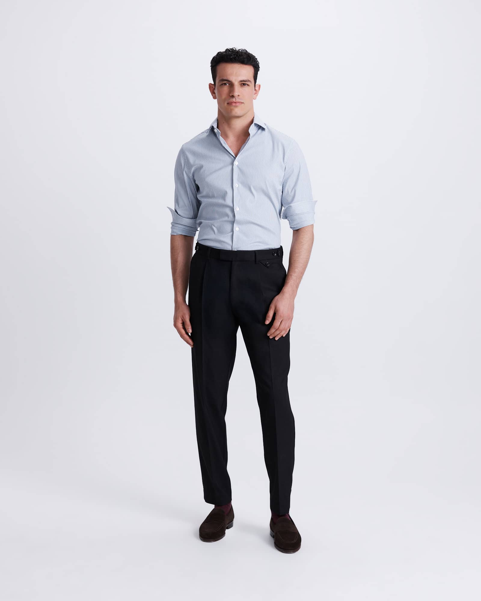 Lucian Stripe Stretch Shirt