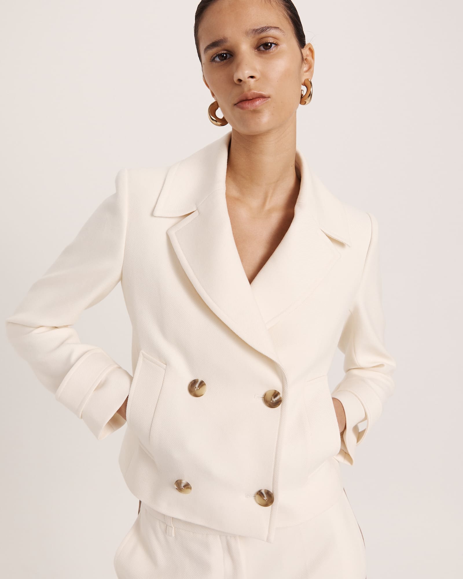 Prudence Wool Short Coat