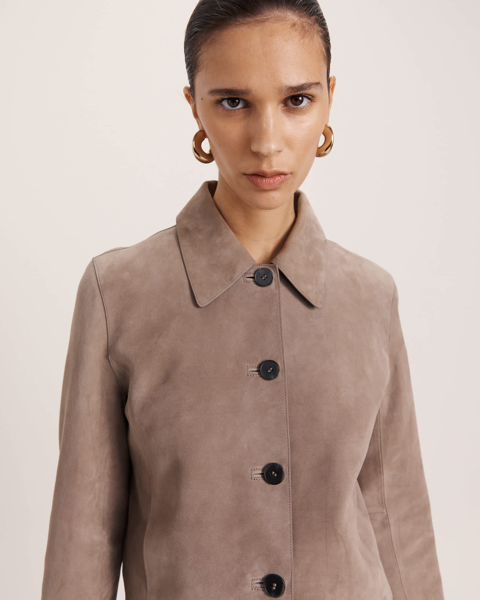 Nadia Suede Leather Jacket