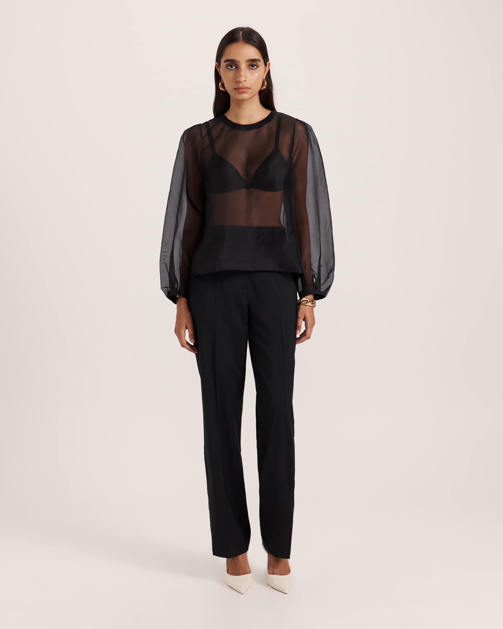 Demi Silk Organza Blouse