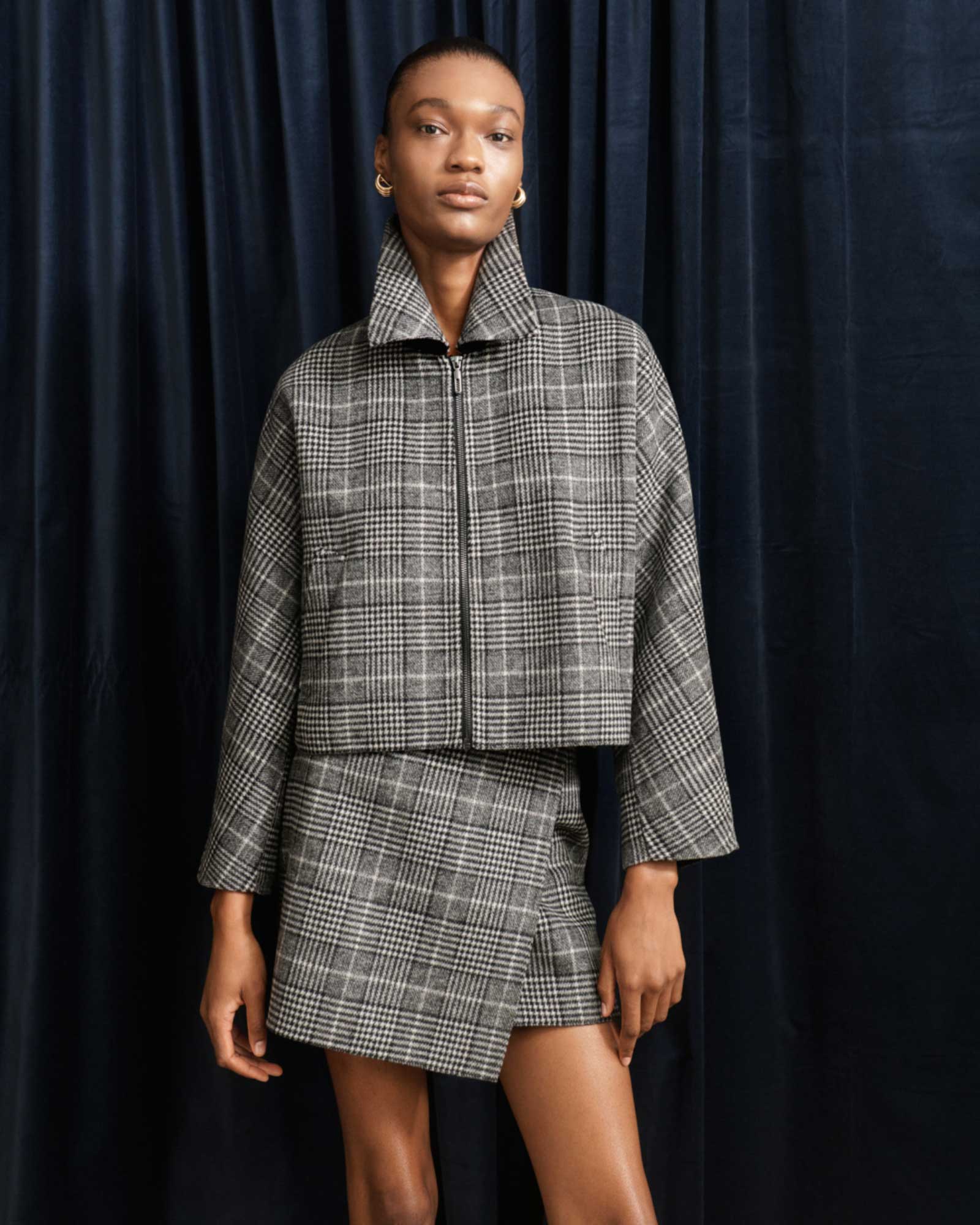 Perri Wool Bomber Jacket