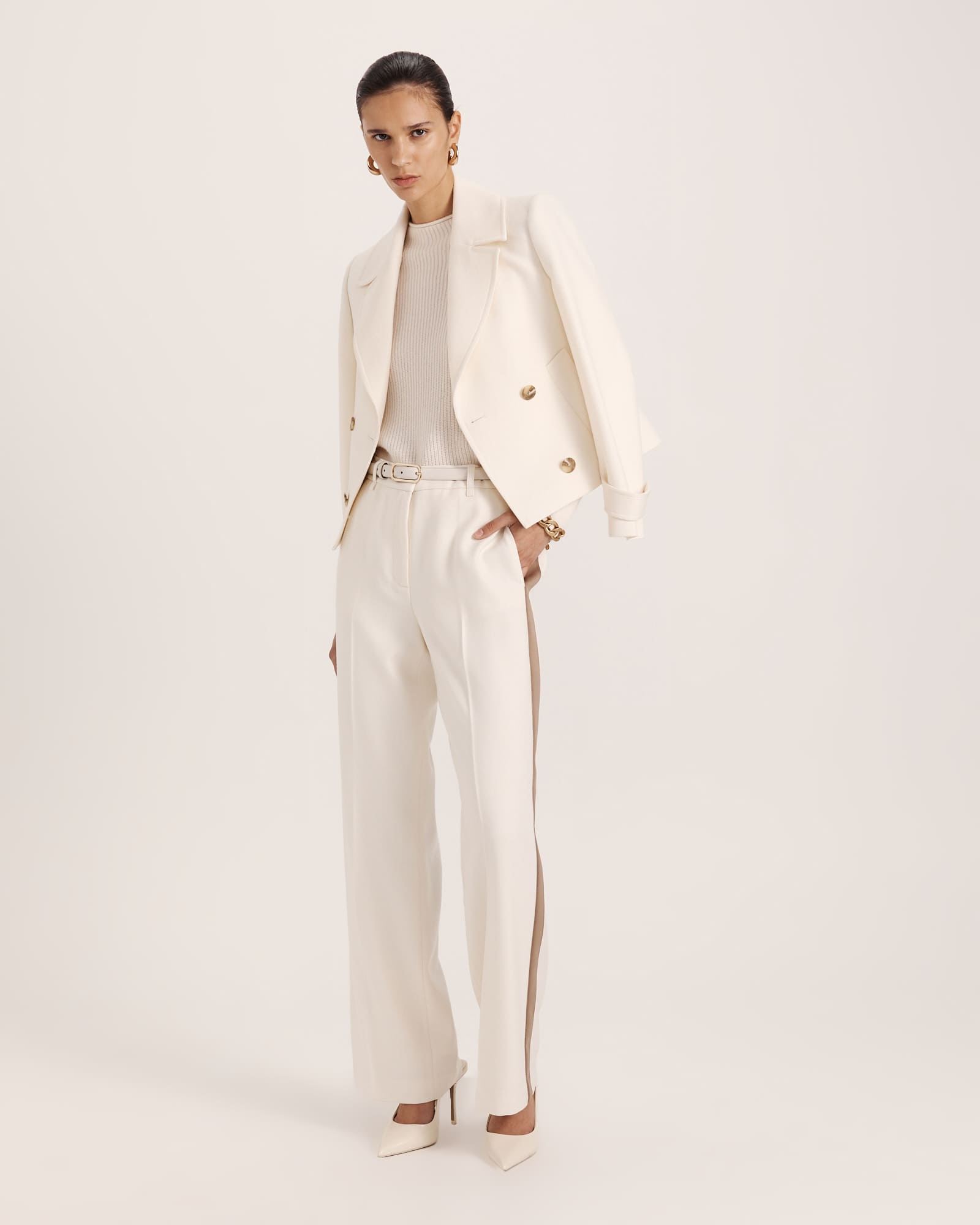 Prudence Wool Straight Leg Pant