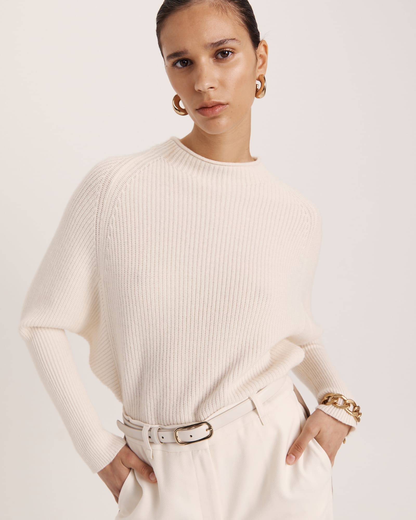 Nora Wool Batwing Sweater