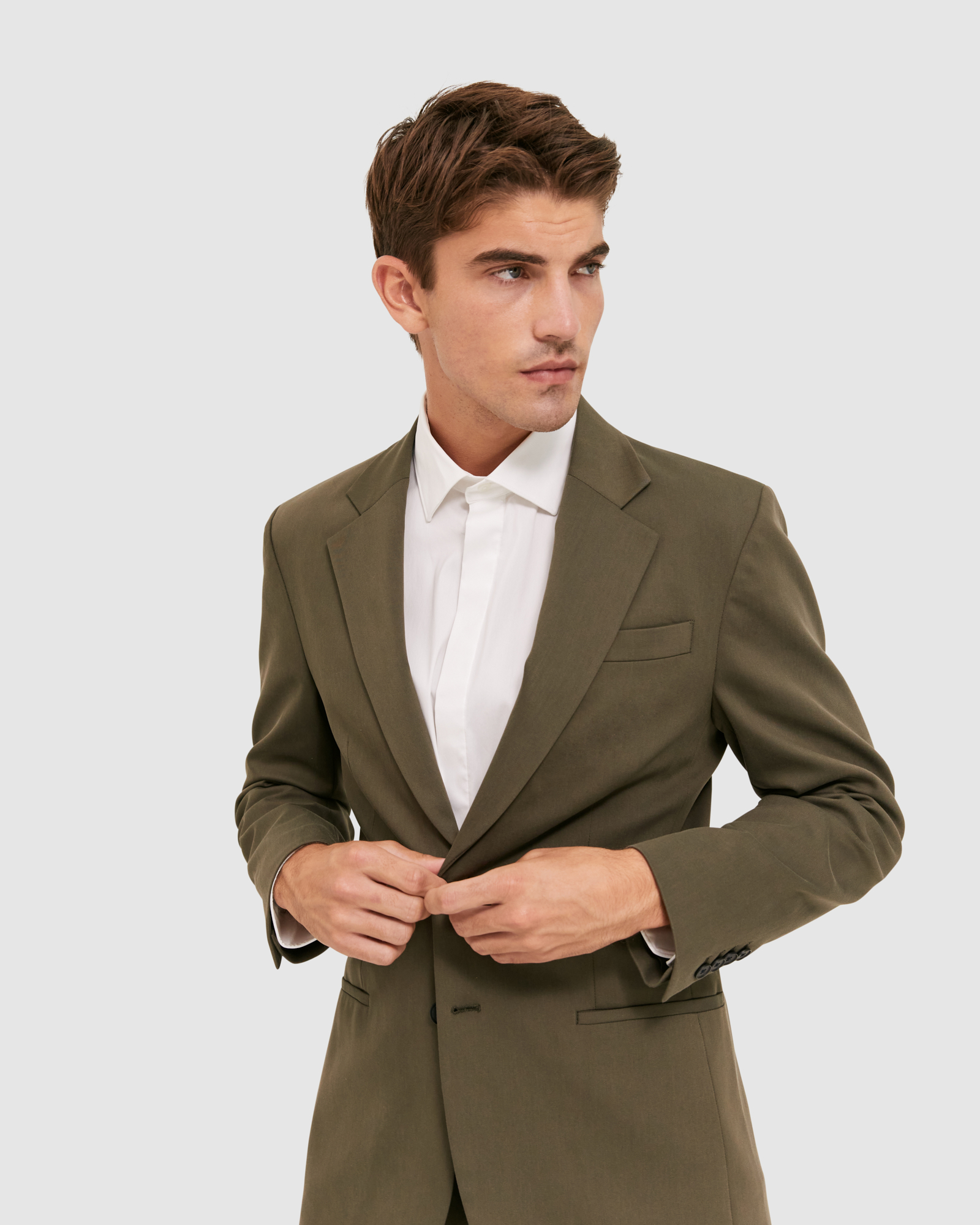 Green color clearance blazer