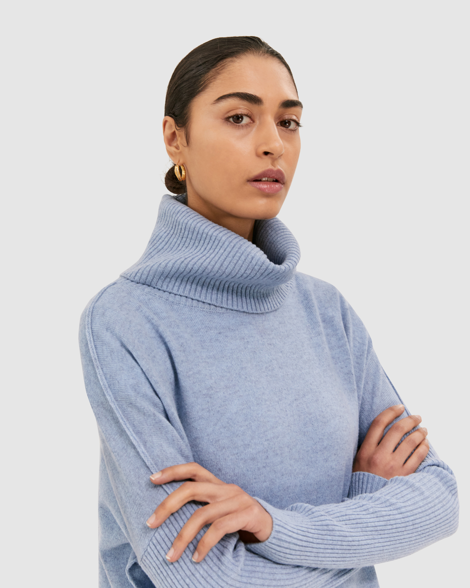 Claudia Merino Wool Roll Neck Knit
