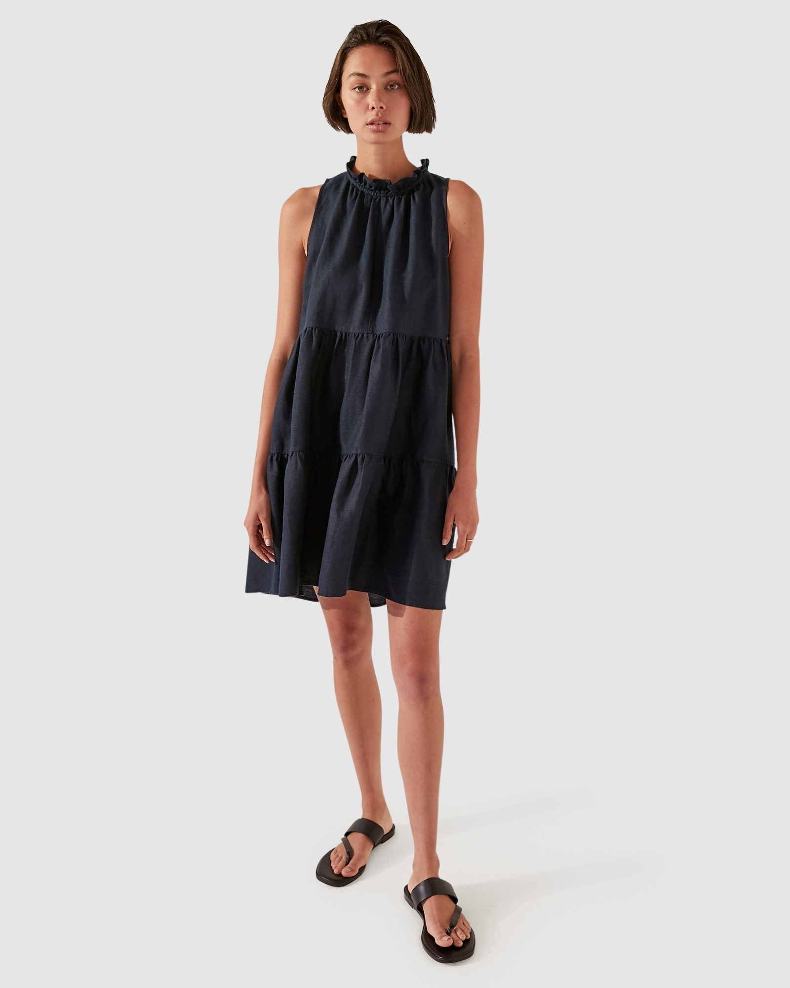 Lila Linen Tiered Dress - SABA