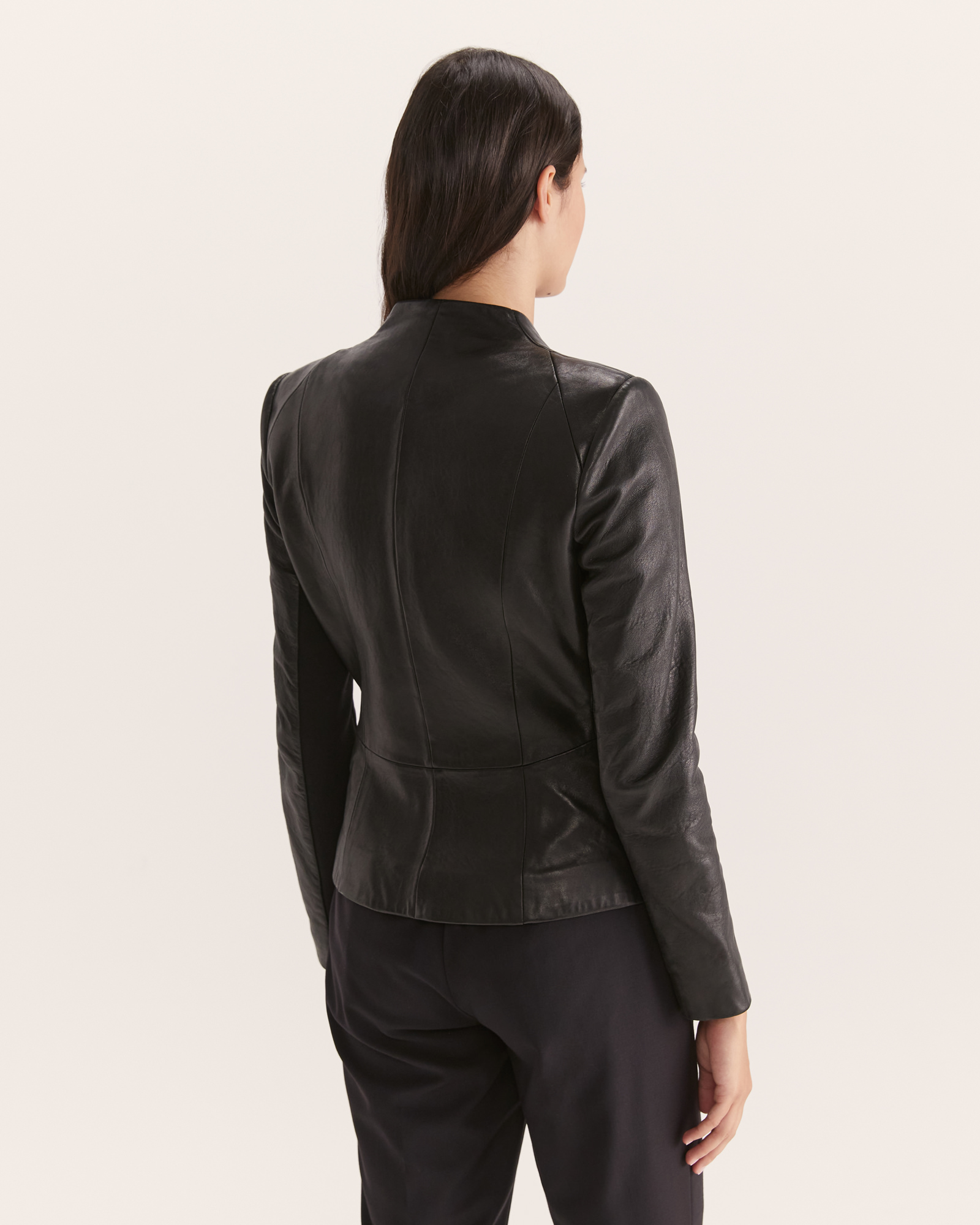 Saba leather jacket clearance