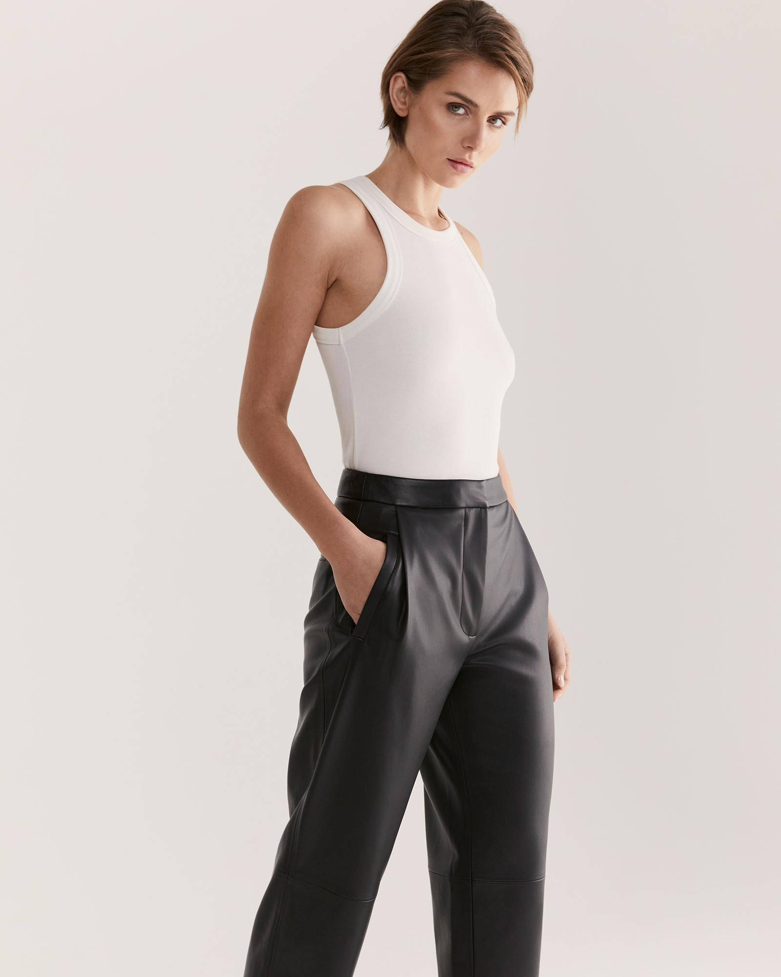 Viv Vegan Leather Pant SABA