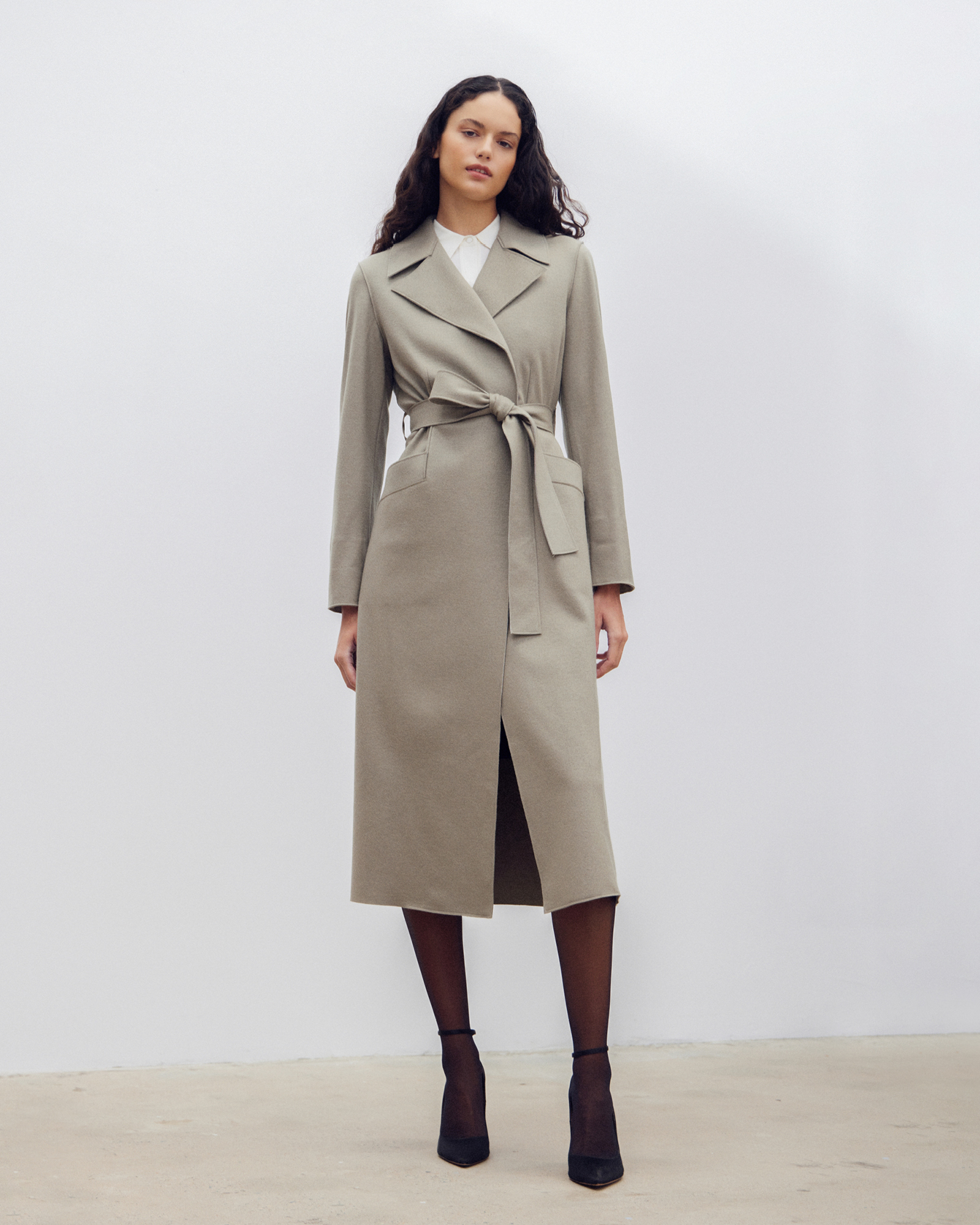 Saba wool coat top