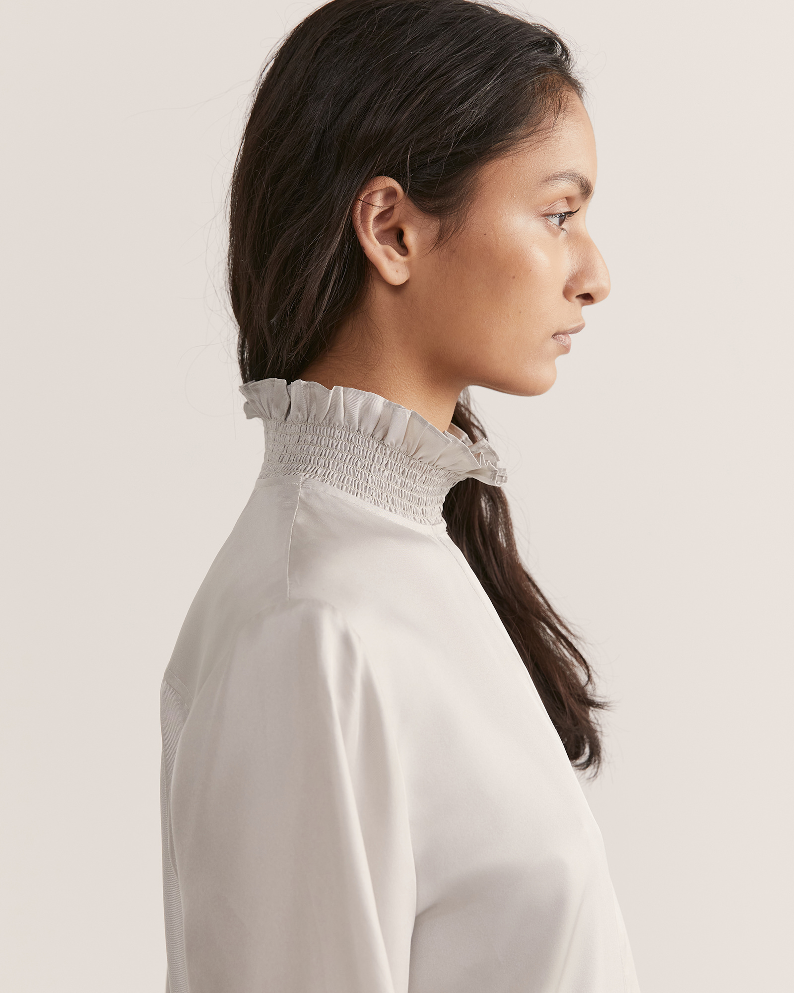 Silver high best sale neck blouse