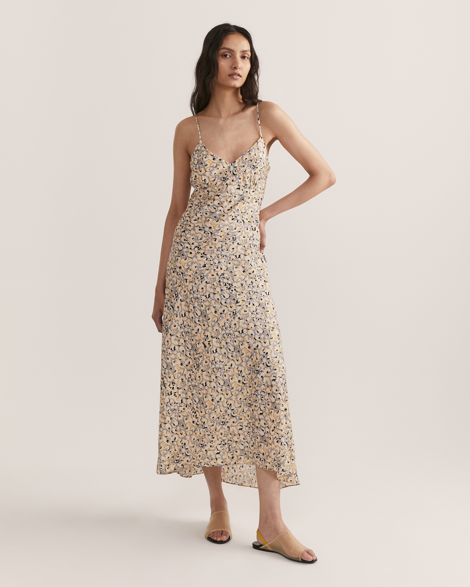 Silk midi dress australia top
