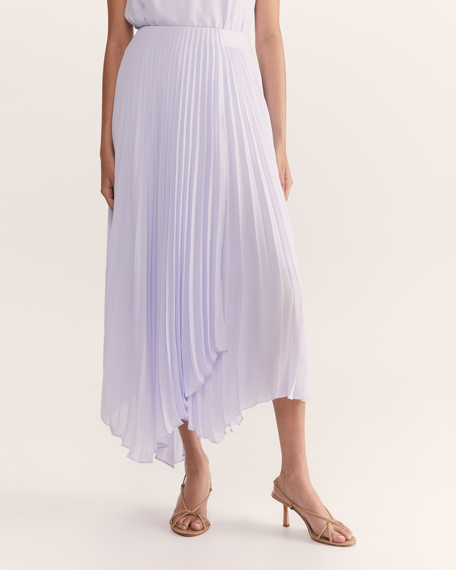 Willa Pleated Midi Skirt SABA