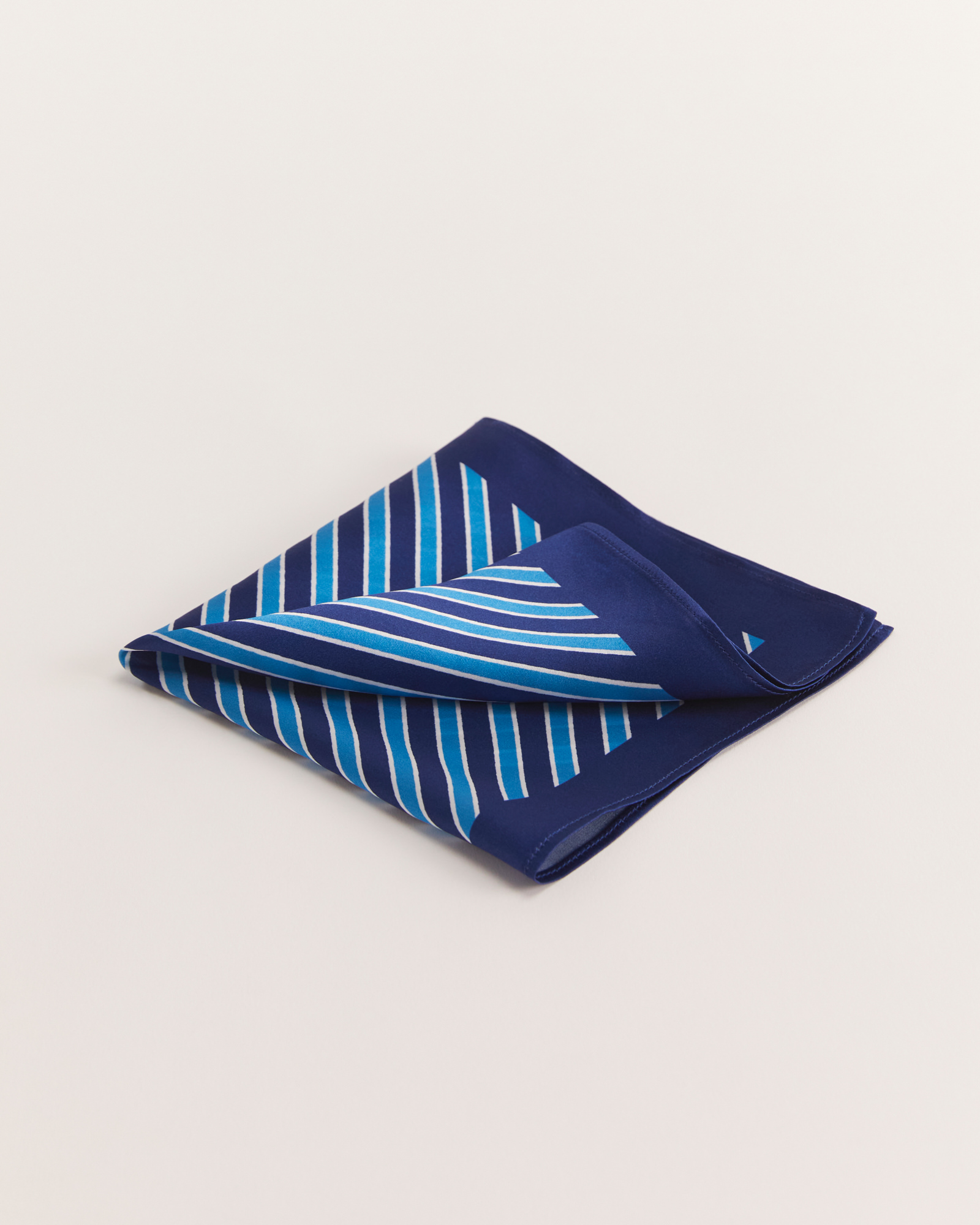 Dali Silk Pocket Square in Cool Blue - SABA