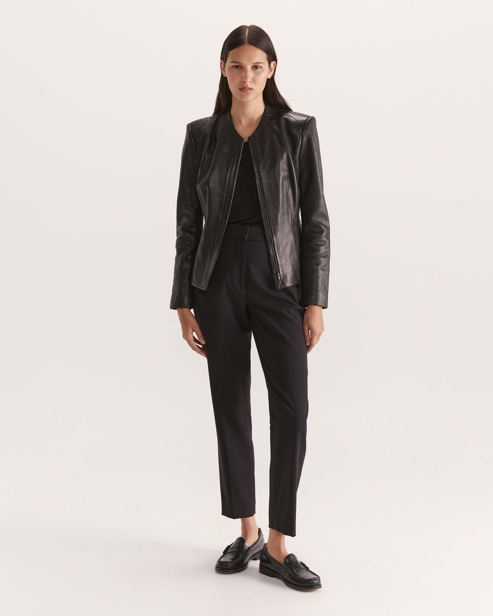 Saba leather new arrivals jacket