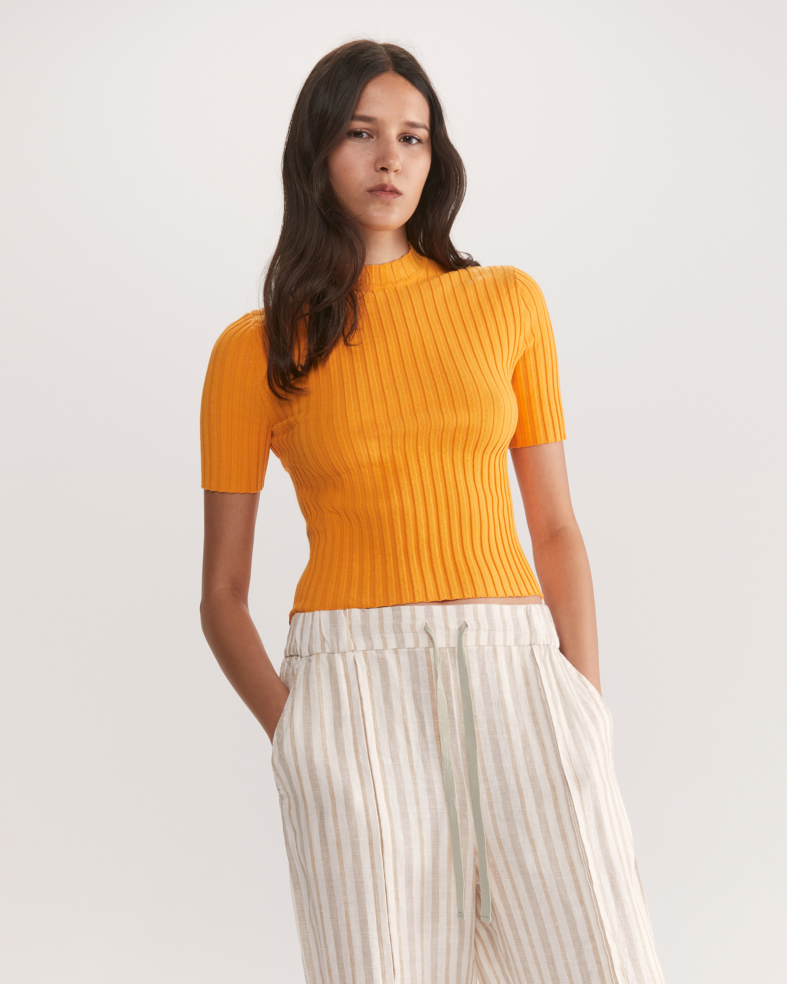 Iza Linen Stripe Pants - Mix & Match Miami