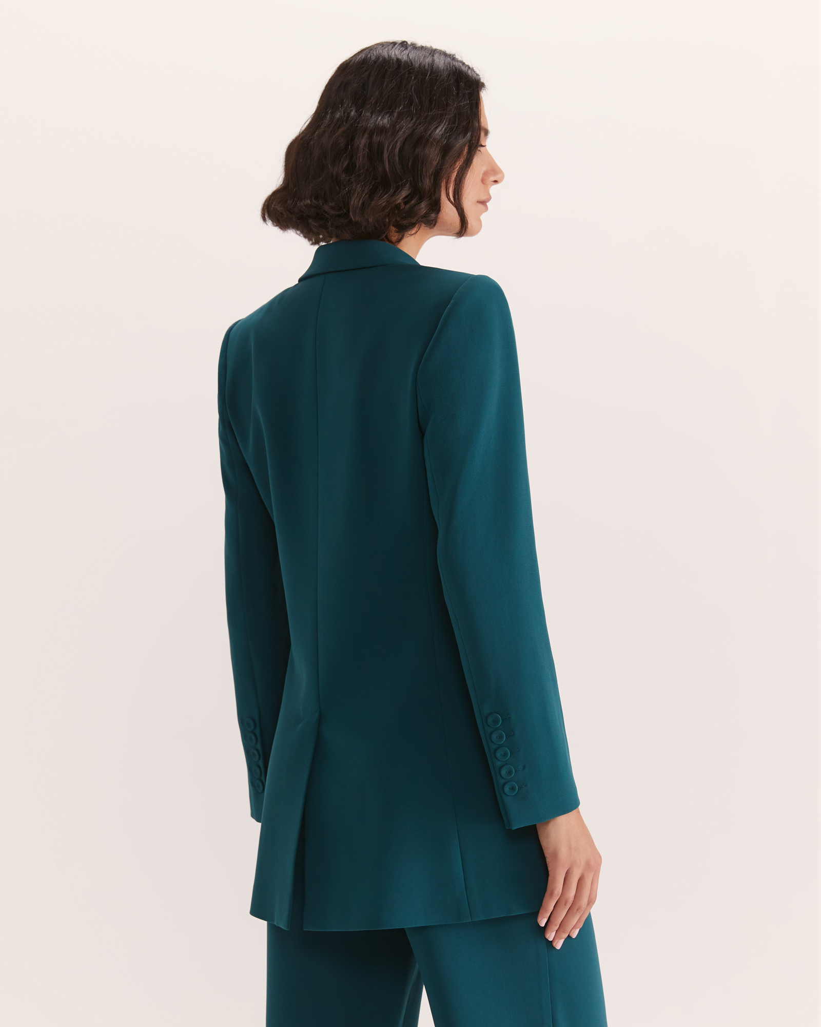 Teal blazer ladies best sale