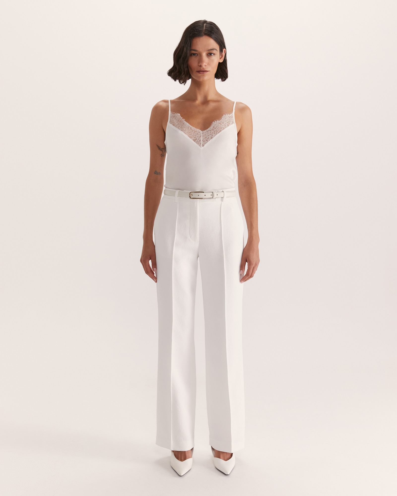 Saba white jumpsuit outlet