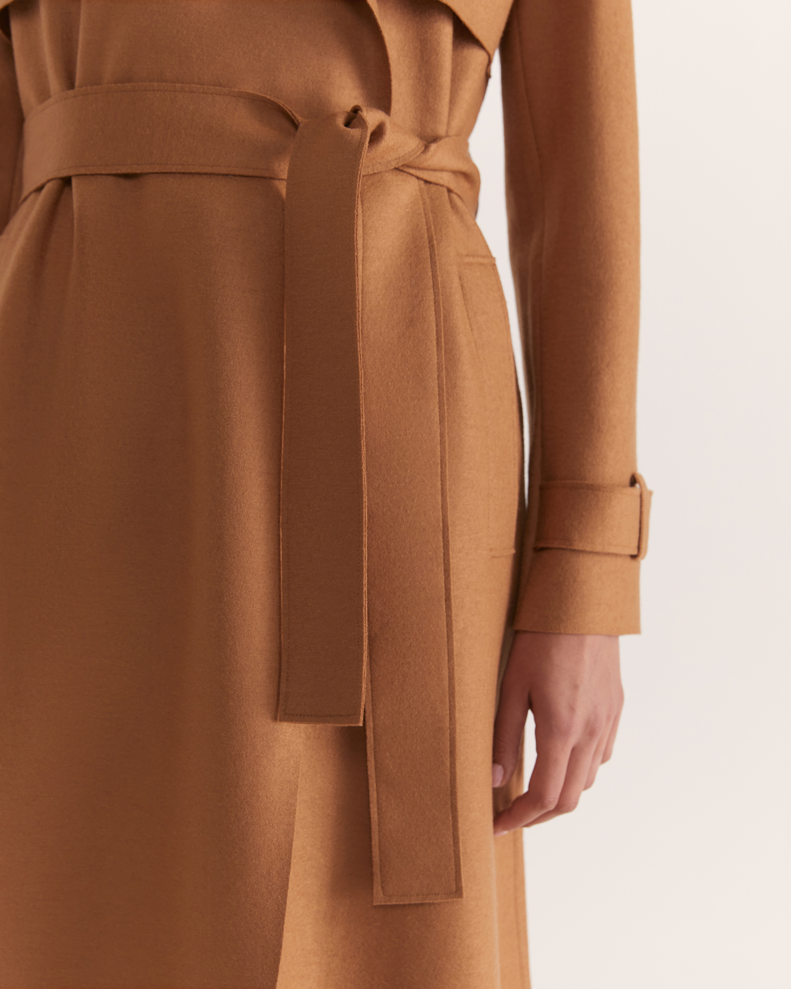 Caramel hotsell wrap coat