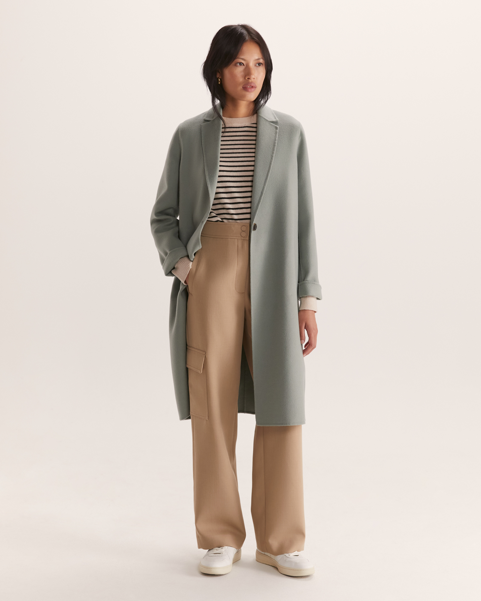 Saba kayla wrap coat outlet