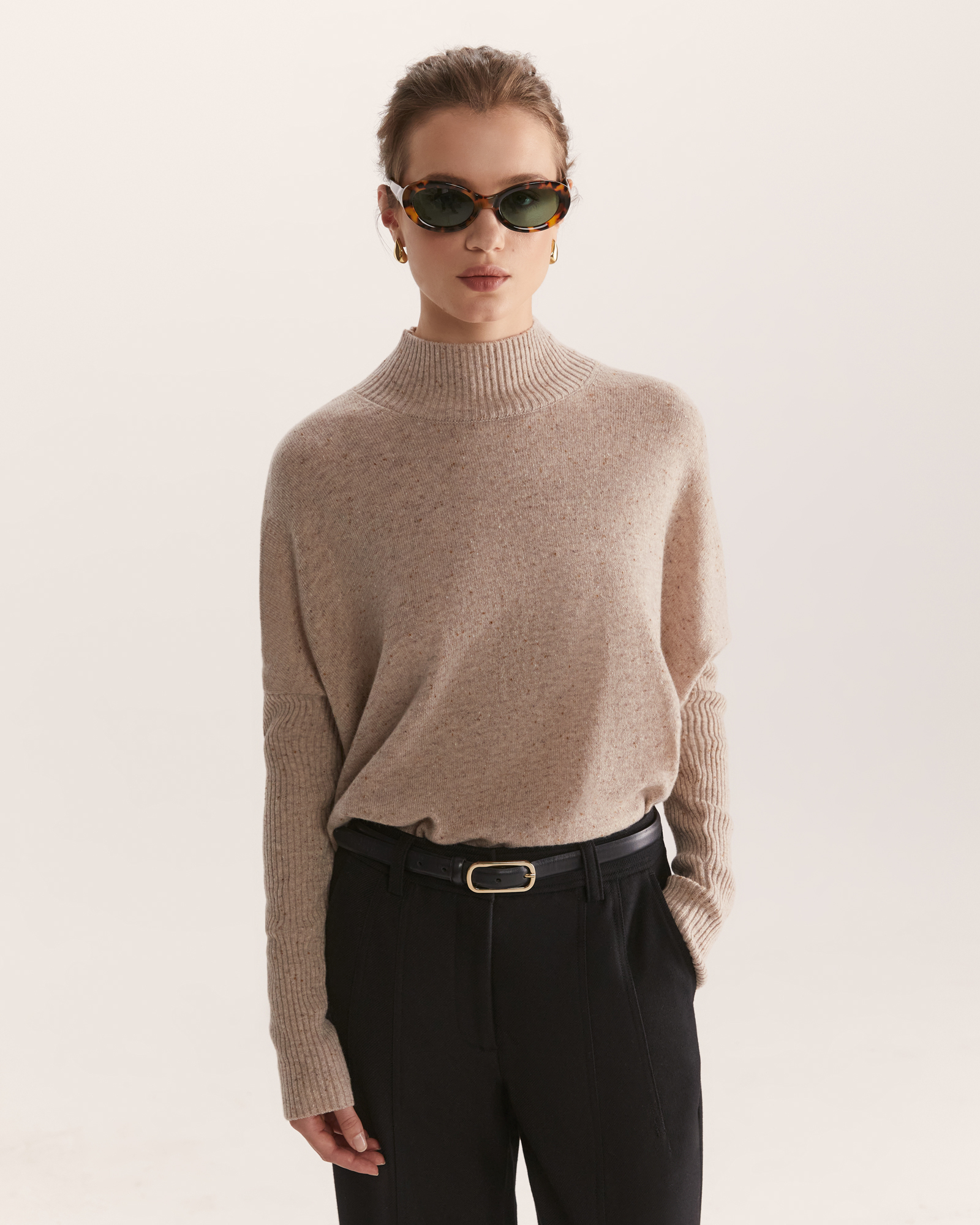saba claudia roll neck