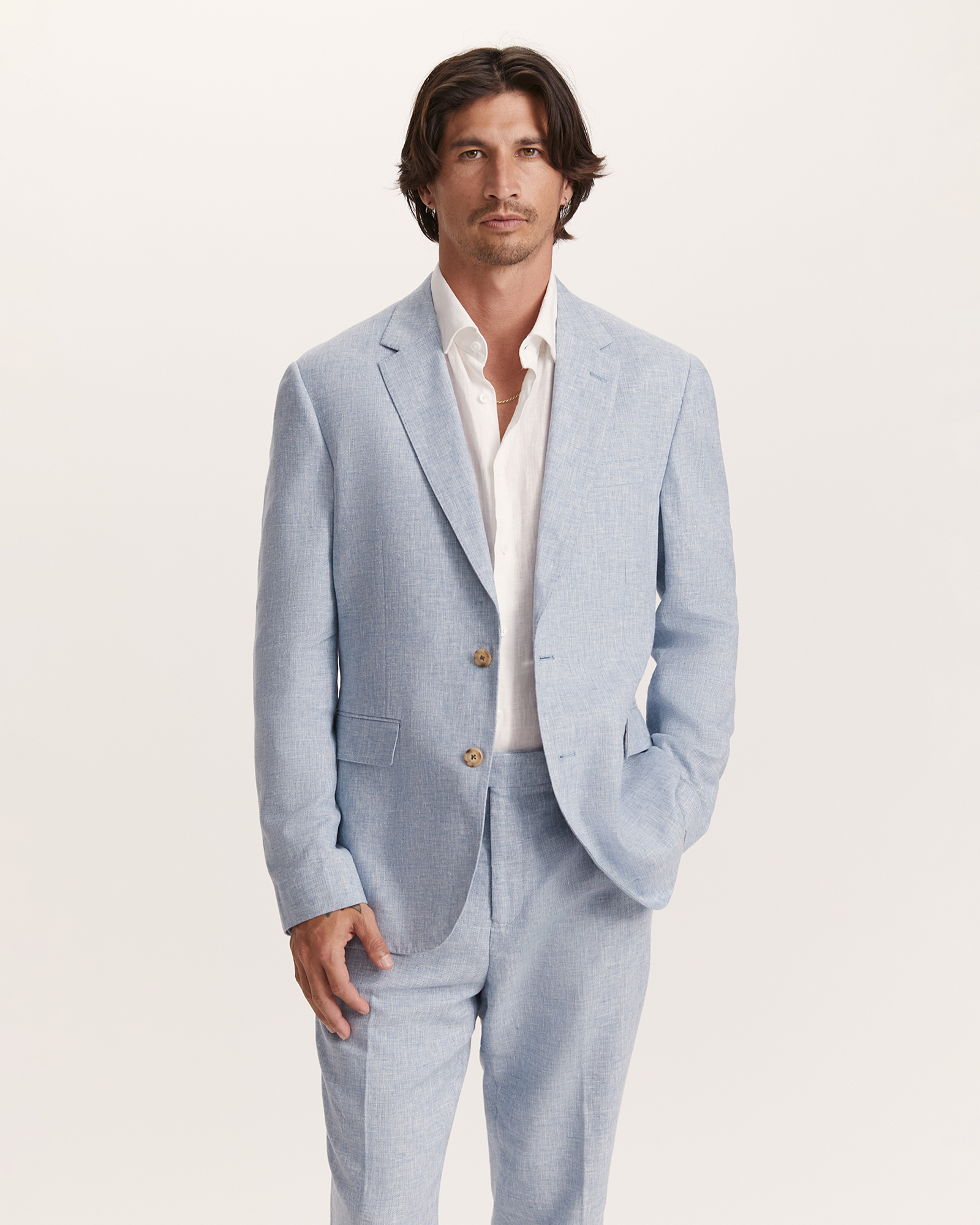 Duke Linen Blend Item Jacket